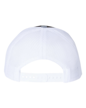 Load image into Gallery viewer, Snapback Trucker - Black/White/Heather Grey - Kype Gear
